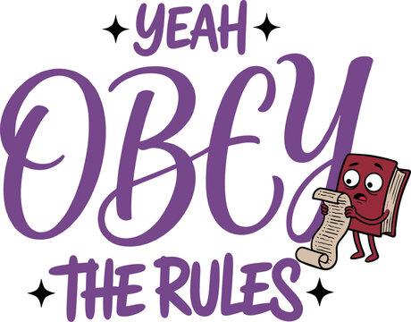 Obey the rule svg