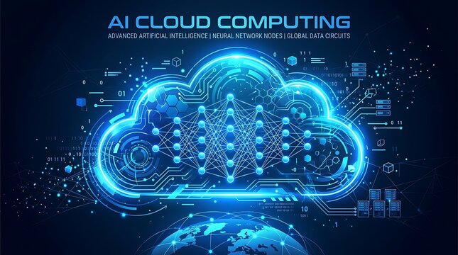cloud computing concept with technology