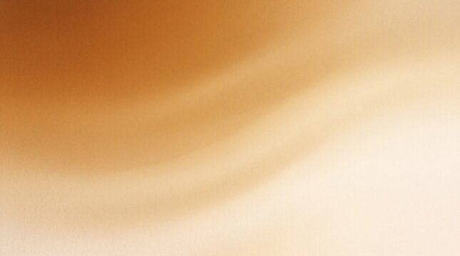 Abstract Warm Beige and Brown Gradient Background with Soft Waves