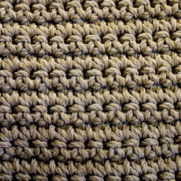 Knotted rope texture close-up