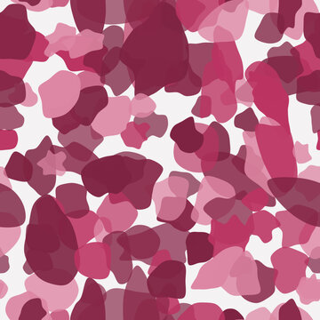 Abstraktes Blob-Muster nahtlos in Magenta