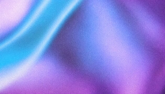 Neon Blue and Purple Light Leak Gradient Background with Soft Blur and Noise