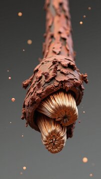 Weathered Industrial Copper Cable Hunk