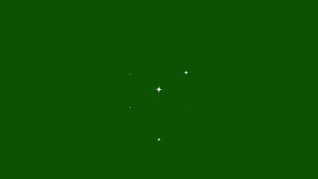 Star twinkling,white star blinking animation,lights,sparkling glitter stars, twinkle festive holiday decoration.glitter line stars, glitter line stars,Glittering star line and circle sparkle