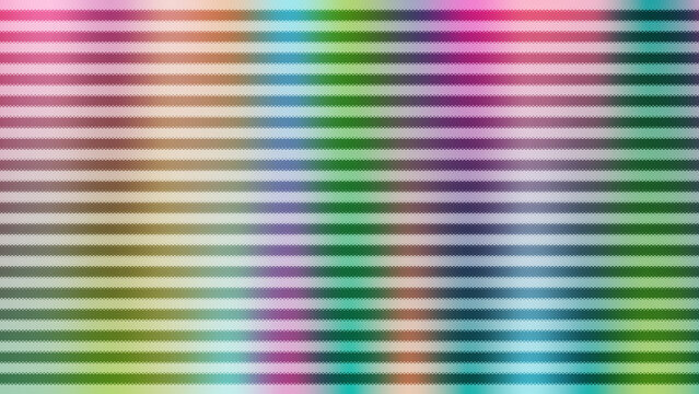 Colorful horizontal striped abstract background with holographic gradient effects and glowing lines, creating a vibrant modern geometric pattern for creative digital design projects and wallpapers.