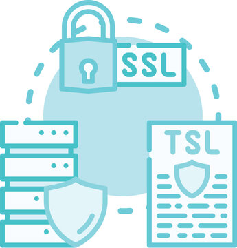 Secure site access over tls protocol providing data protection, encrypting online connections for safe user internet surfing and website browsing