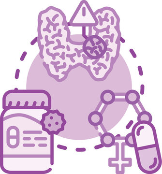 Tsh medication managing thyroid hormone levels, often estrogen related, illustrating hormone therapy for thyroid imbalance and health