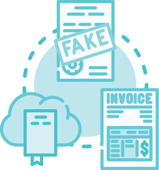 Document redaction process concept showing secure data management, information filtering, privacy protection, and sensitive content removal for a confidential database system © sevector