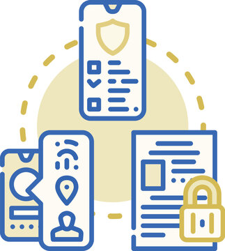 Cyberattack concept illustrating data locking, unauthorized access prevention, and database vulnerability through a sql injection, indicating a critical security risk