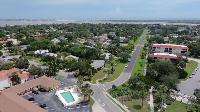 aerial view of a Florida neighborhood