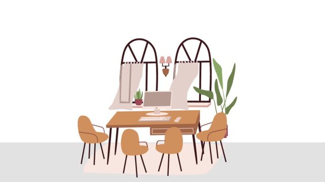 vector illustration of a table