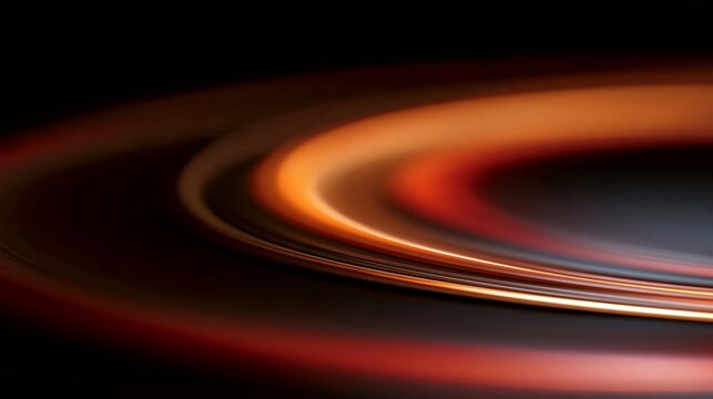 glowing orange and red neon vortex