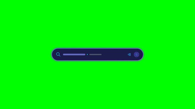 Animasi Morphing Icon To Searchbar 4K Motion Graphic Animation | Seamless Loop
