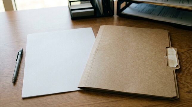 Collections call log beside a customer folder &ndash; Collections Concept, flat lay concept for corporate accounting and finance