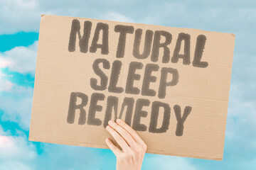 "Natural sleep remedy" Breathing techniques induce deep nocturnal rest. BREATHING. REST. SLEEP. INSOMNIA. RELAXATION. © AndriiKoval