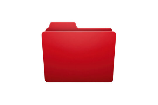 Blank office file folder created as a versatile graphic asset