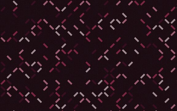 Dark red geometric pattern with scattered rectangle dash strokes for modern graphic wallpapers.
