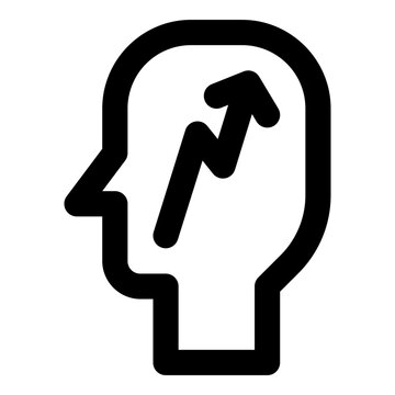 growth mindset line icon