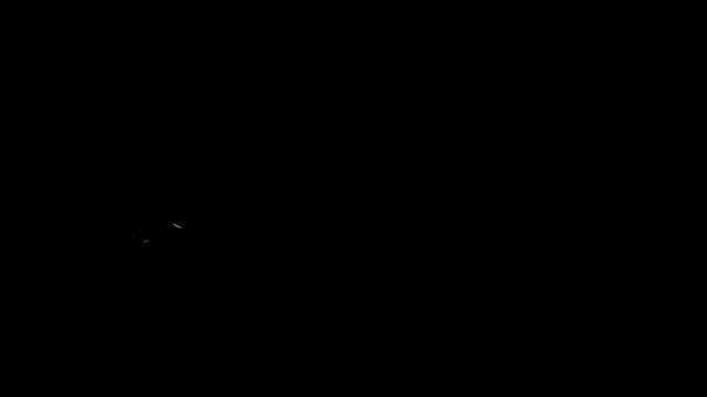White Ink Liquid Burst Expanding With Flying Droplets