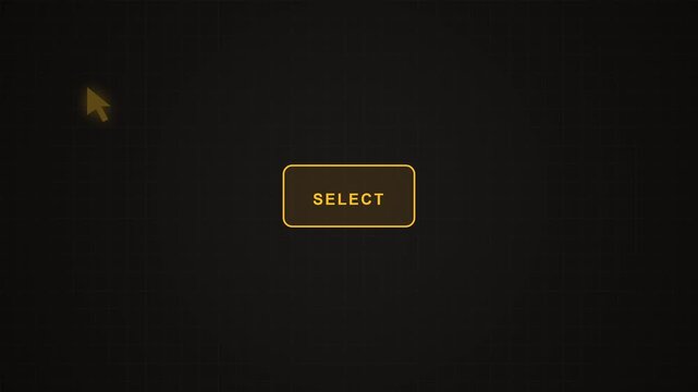Select Button Mouse Cursor User Interface Animation