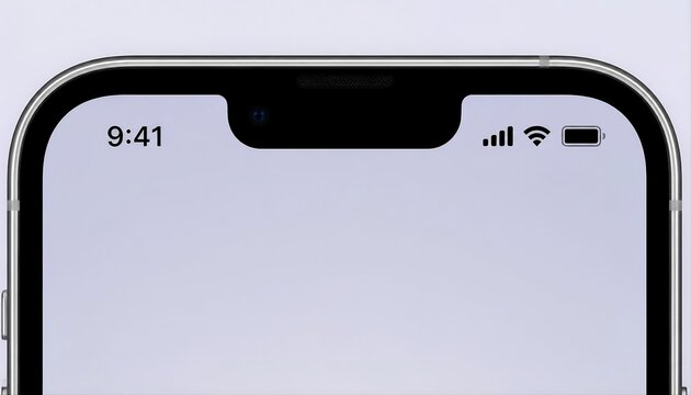 Mobile Phone Status Bar Icons for Signal WiFi and Battery