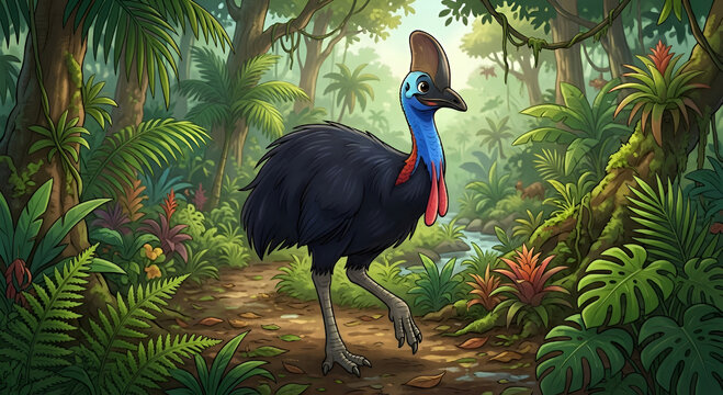 Bird in the forest
