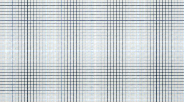 Seamless graph paper texture background with blue grid lines.
