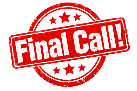 Final call business offers attention mark 