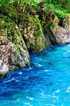長野県の阿寺渓谷