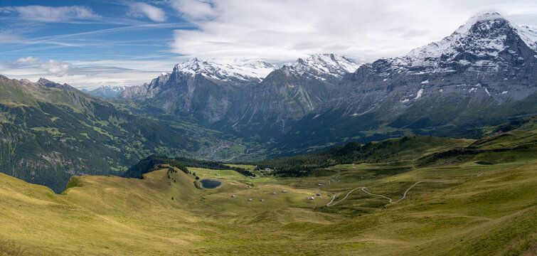 Alpine Panorama Above the Grindelwald Valley