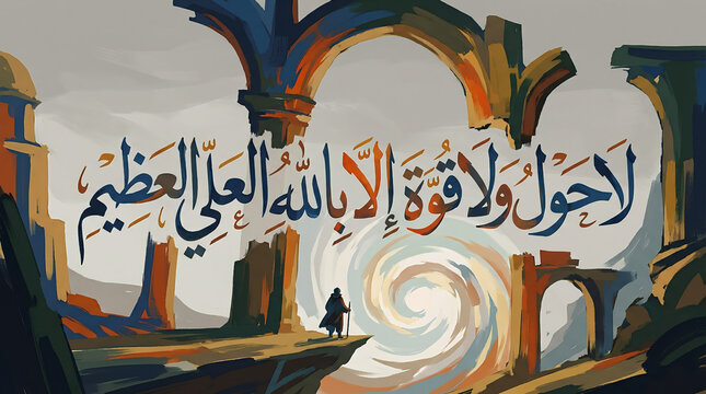  quranic verse graffiti on the wall