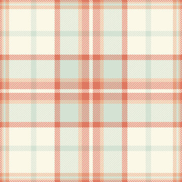 A traditional textile surface with tartan plaid checks and a tactile woven fabric finish. White tones create classic fabric heritage in a seamless design for fabric prints. It suits textile prints.