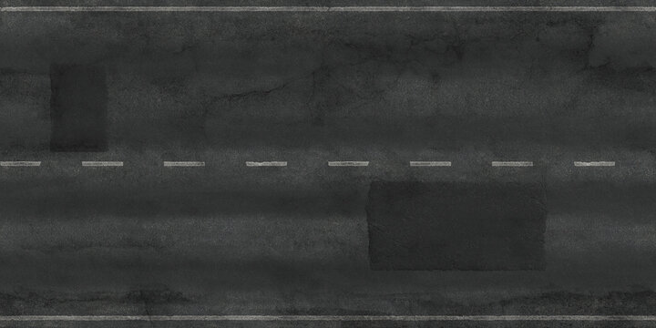Seamless dark grey asphalt road texture with painted white lane markings asphalt surface white lines pavement texture street surface ground texture highway design road background construction
