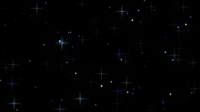 A mesmerizing and sparkling starry night sky background featuring bright glowing twinkling constellations scattered across deep dark cosmic space for celestial themes and magical ethereal design proje
