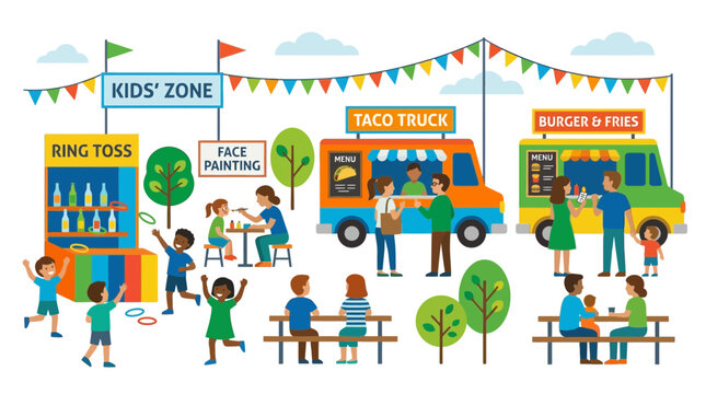 Family Fun Fair: Kids Zone, Food Trucks, Games & Activities