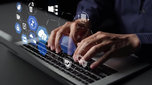 Cloud backup system connects devices through a secure data backup network. Data backup ensures protection, data backup reliability, and recovery. Funnel