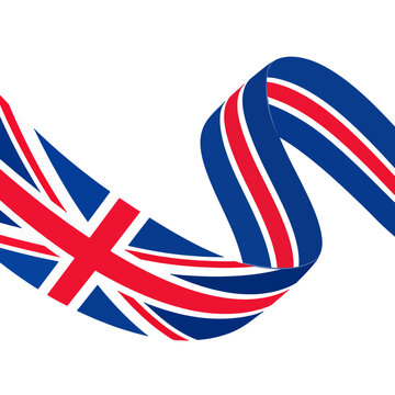 decoration symbol united kingdom flag vector illustration