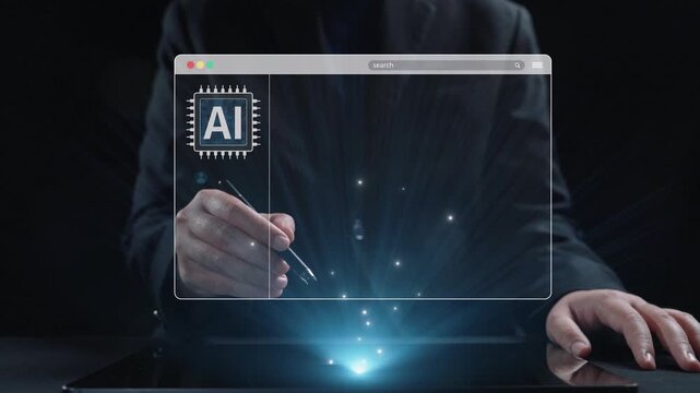 AI platform generating art images with dynamic interface. AI-generated content appears in image gallery artificial intelligence view. Genrative AI loading multiple image from AI design engine. Elide