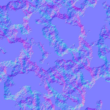 Sharp Mountain Ridge Normal Map