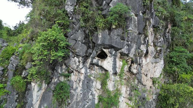 Ancient Traditional Burial Cave in Tana Toraja, South Sulawes