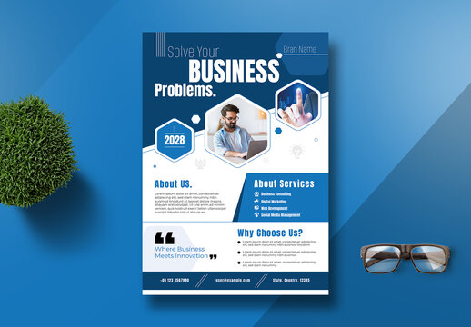 Corporate Business Services Flyer Template