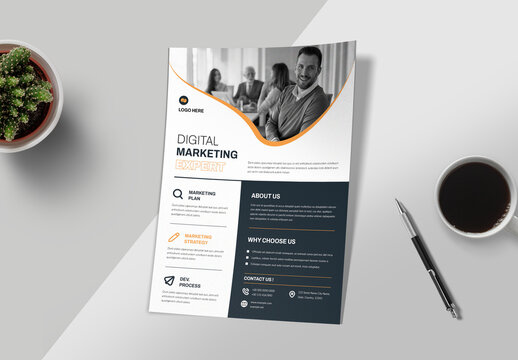 Digital Marketing Services Promotional Flyer Template