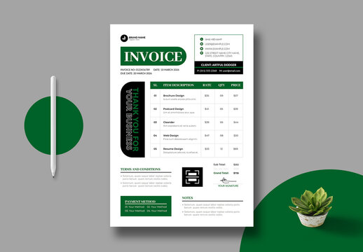 Invoice Template Layout