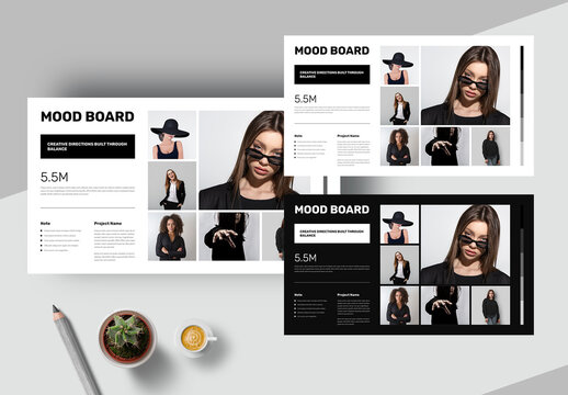 Minimalist Mood Board Template