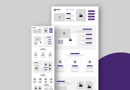 Wireframe Template Layout
