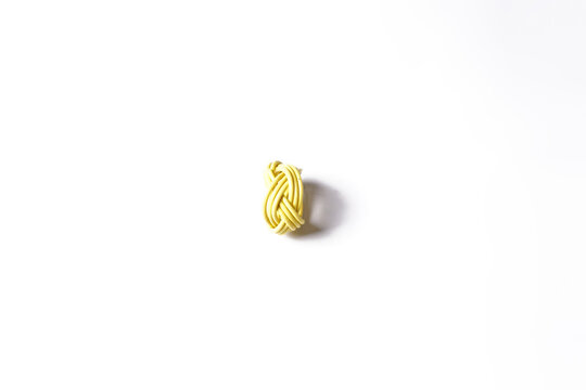 Traditional Scout Neckerchief Slide on Clean White Background