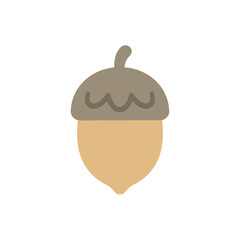 Stylized acorn icon © vanie