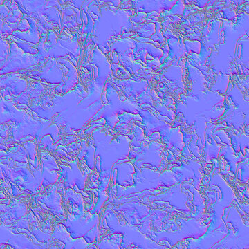 Abstract Liquid Ripple Normal Map for Professional 3D Rendering