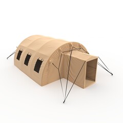 3d Render Military Tent Grade Shelter for Harsh Weather and Expeditions Sheltent © SR 3D VISUAL