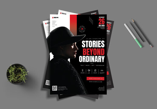 Creative Evening Event Flyer Design